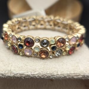Elegant Multicolor Gemstone Bracelet (2338)
